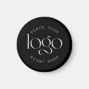 Recherche de de logo refrigérateur magnets Noir
