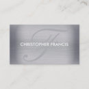 Recherche de titane cartes visite Monogramme