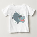 Recherche de hippopotame bébé vêtements Dessin