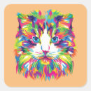Recherche de visage de chats autocollants Amoureux des chats
