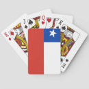 Recherche de chilien jeux de cartes Drapeau du chili