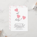 Recherche de coeur rose invitations Minimaliste