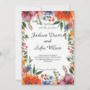 Recherche de bleu lavande mariage invitations Feuillage bohème vintage rustique