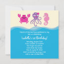 Recherche de sea creatures anniversaire invitations Mer