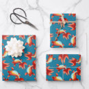 Recherche de carpe papier cadeau Rouge