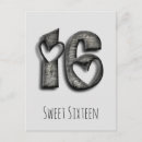 Recherche de sweet 16 anniversaire cartes Mignon