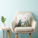 Recherche de paon blanc coussins Animaux