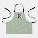 Recherche de sauge tabliers Monogrammé