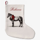 Recherche de chevaux chaussette de noël Cheval
