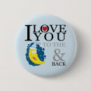 Recherche de lune et badges Gris