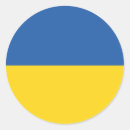 Recherche de drapeau national ukrainien autocollants Europe