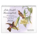 Recherche de colibris calendriers Aquarelle