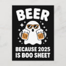 Recherche de bière drôle cartes postales Effrayant