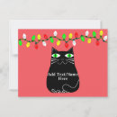 Recherche de yeux verts chat cartes postales Noir