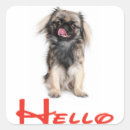 Recherche de salut et bonjour autocollants Chiots