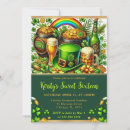 Recherche de lutin de anniversaire invitations Trèfle