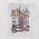Recherche de port franc cartes postales Dessin