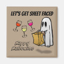 Recherche de halloween heureux magnets Feuille