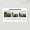 Recherche de photographe de portrait cartes visite Élégant
