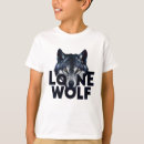 Recherche de loup solitaire tshirts Animal