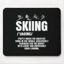 Recherche de ski alpin tapis souris Skieur