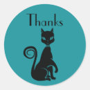 Recherche de silhouette animale autocollants Chat