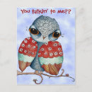 Recherche de humour de hibou cartes postales Pour tous