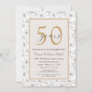 Recherche de gold anniversary invitations Noir