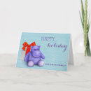 Recherche de hippo christmas vœux cartes Violet