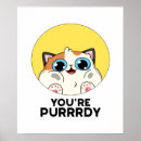 Recherche de drôle chat posters Chatte