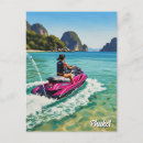 Recherche de jet ski cartes postales Plage