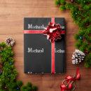 Recherche de votre nom papier cadeau Monogramme