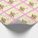 Recherche de singe rose papier cadeau Enfants