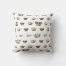 Recherche de princesse royale coussins Couronne d'or