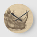 Recherche de rhinocéros horloges Animaux sauvages