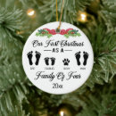 Recherche de empreintes de pas de bébé ornements Pour eux