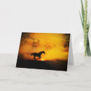 Recherche de cheval galopant vœux cartes Extérieur