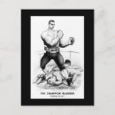Recherche de gants de boxe cartes postales Vintage