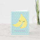 Recherche de banane mignonne vœux cartes Kawaii