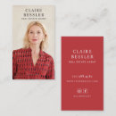 Recherche de rouge blanc noir cartes visite Client(e)