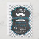 Recherche de mustache baby shower invitations Chevron