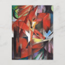 Recherche de marc de franz cartes postales Rouge