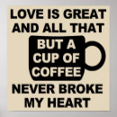 Recherche de love coffee posters Amour
