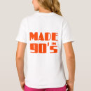 Recherche de les années 90 tshirts Typographie