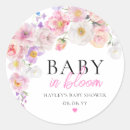 Recherche de décoration baby shower fille autocollants Fleur sauvage