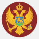 Recherche de drapeau monténégro autocollants Symbole