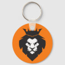 Recherche de lion blanc porteclés Noir et blanc