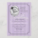 Recherche de lilas baptême invitations Violet