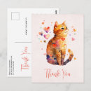 Recherche de chat tigré orange vœux cartes Félin