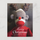 Recherche de visage de singe cartes postales Vertical